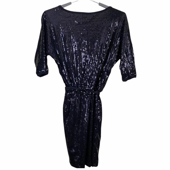 Karen Kane Black Sequined Dress Size Small - Picture 3 of 8